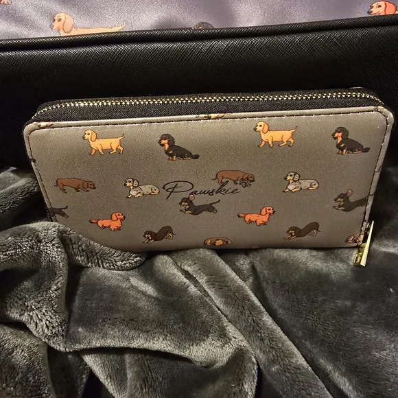 Dachshund Print Tote Bag & Wallet Set (NWOT) - Picture 3 of 4